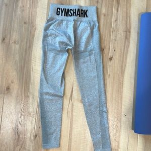 Gymshark legging logo grey size small
